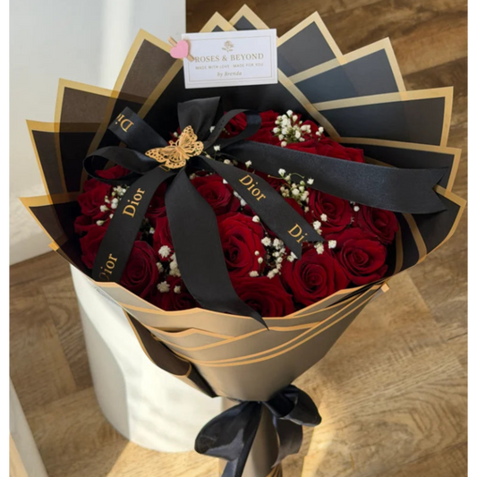Classis 2 dozen rose bouquet