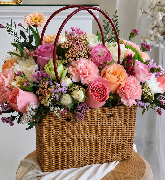 Floral purse