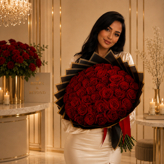 50 red rose luxury Bouquet