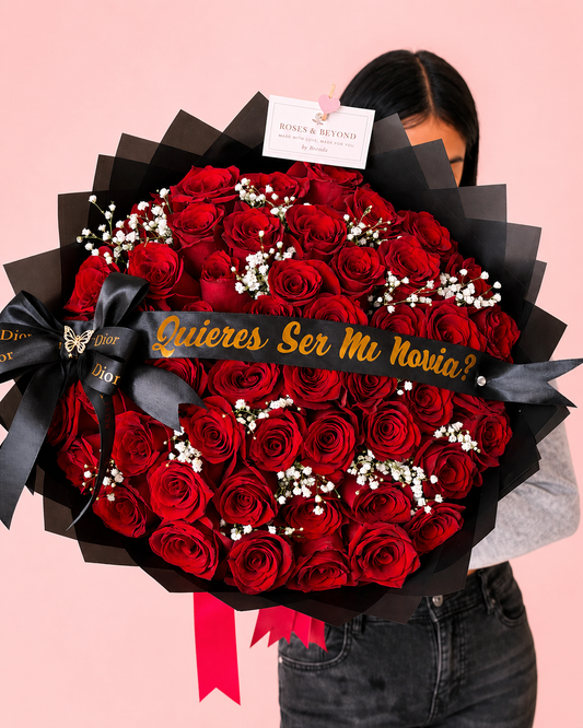 Quieres Ser mi novia ? 50 Roses