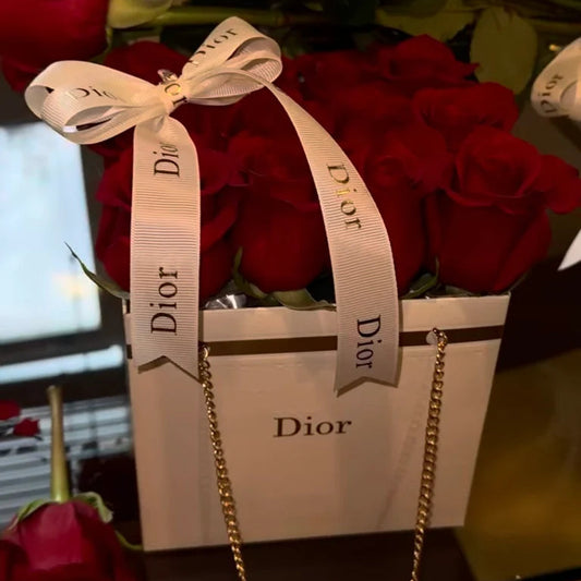 Luxury Handbag Rose Box — Designer Inspired