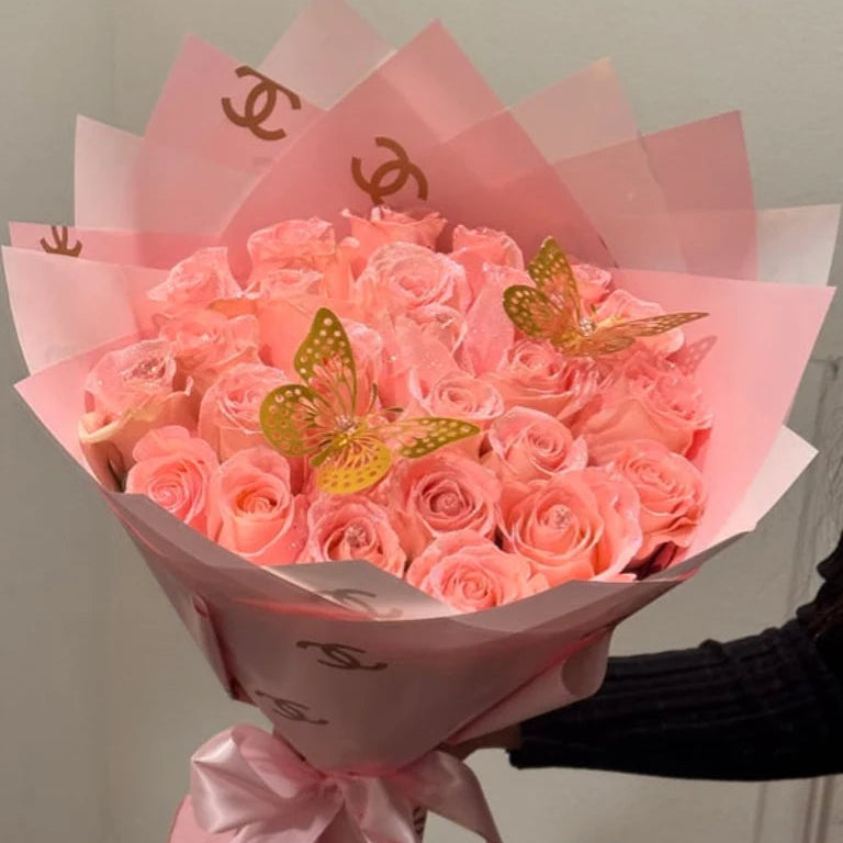 Classis 2 dozen rose bouquet