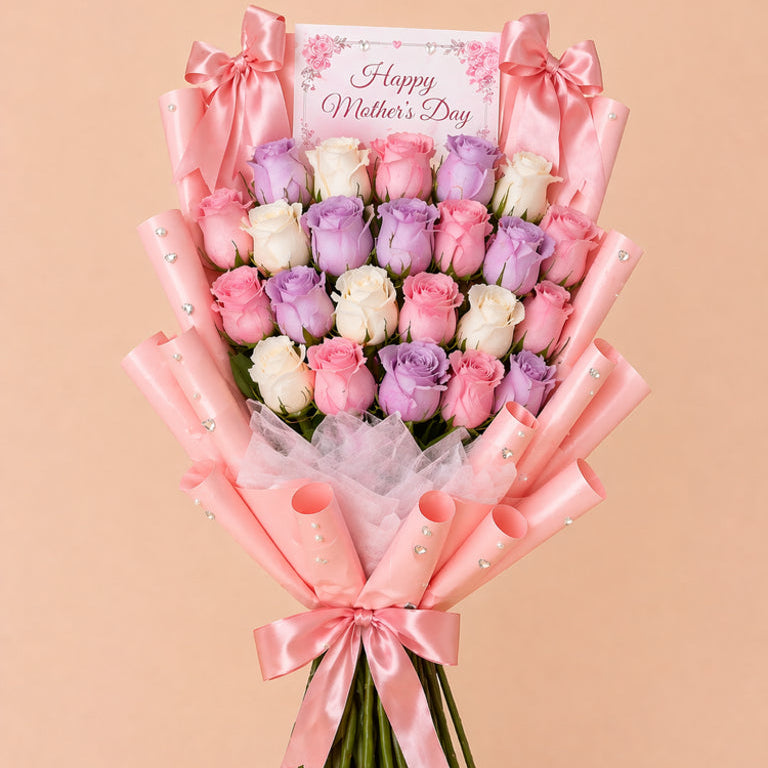 Pastel Dream — Korean Flat Wrap Bouquet